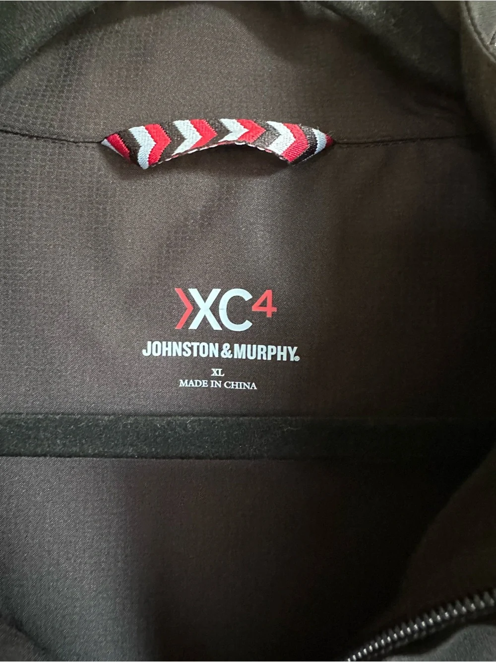 Johnston & Murphy XC4 Performance Vest Black Full-Zip Size XL